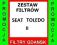 Zestaw Filtrów TOLEDO II 1,4i 16v 75 KM T FILTRY