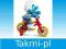 SCHLEICH Smurf na rowerze BMX OD RĘKI