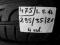Opony Letnie 295/35 R21 Dunlop 2011r. 6mm