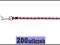 TRIXIE SMYCZ PLECIONA 100cm/12mm CZERWONA TX-14343