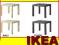 IKEA LACK STÓŁ STOLIK CZARNY BIAŁY 55x55! Tanio!
