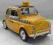 FIAT NUOVA 500 N.Y.C. TAXI MODEL METAL WELLY 1:24