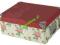 Pudełko tekturowe ozdobne Peonia Red 26x20x11 cm