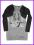 VIOLETTA T-SHIRT + BOLERKO 2 W 1 SZARY ROZM.176