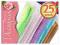 DRUCIKI kreatywne 6mm/30cm MIX PASTELOWY 25szt