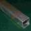 Rura rurka kwadratowa aluminiowa 18mm 1 metr