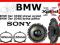 Sony Xplod nowe głośniki BMW 3 E46 przód tył Łódź