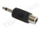 Adapter wtyk JACK 3,5mm mono - gniazdo RCA chinch