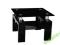 ŁAWA A08-2 MINI CZARNY SZKŁO HARTOWANE SALON POKÓJ