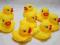 PISZCZĄCE GUMOWE KACZUSZKI DO KĄPIELI 6 sztuk