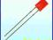 LED 2x5mm 30mcd CZERWONA matowa 10szt. (1197)