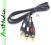 kabel Jack 3,5 wtyk - 2RCA wtyk VITALCO 1,0 m