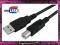 PH2 NOWY KABEL USB 2.0 BLACK A-B M/M 3M HIGH-SPEED