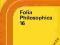 FOLIA PHILOSOPHICA 16