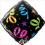 Balon foliowy SERPENTYNY party urodziny 45 cm