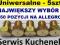 DYSZE GAZ BUTLOWY PROPAN-BUTAN PŁYTY AMICA ORGINAL