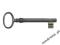 Klucz stalowy do mebli nr 1019