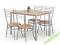 ZESTAW ELBERT STÓŁ + 4 KRZESŁA BUK//