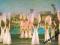 KOREA PÓŁNOCNA - TANIEC- KOBIETA - FOLKLOR- STROJE