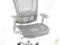 Fotel Ergomax Nefil  biało- szary