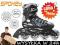 spokey ROLKI fitness rekreacyjne ABEC5 Carbon r.41