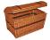 KUFER WIKLINOWY SKRZYNIA Z WIKLINY KOSZ 50x34