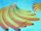 PODKŁADKI MATY NA STÓŁ 6+6 BANAN