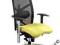 UNIQUE Fotel biurowy EXACT Żółty fotele
