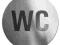 TABLICZKA INFORMACYJNA NA DRZWI - WC / TOALETA