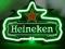 Reklama Neon HEINEKEN  prezenter szyld