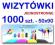 WIZYTÓWKI - 1000 szt. - JEDNOSTRONNE- super jakość