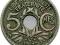 FRANCJA 5 CENTIMES 1923 ROK