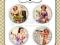 Plakietki ozdobne flair buttons - Pin Up Girls #1