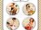 Plakietki ozdobne flair buttons - Pin Up Girls #3