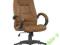 FOTEL BIUROWY Q-045 EKOSKÓRA BRĄZOWY /