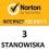 NORTON INTERNET SECURITY 3 komputery 1 rok BOX KRK