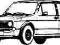 SPOJLER GOLF I GTI mkI mk I CULT STYLE L/P SZEROKI