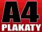PLAKATY A4 100 SZT. 1200 dpi SUPER JAKOŚĆ - SZYBKO