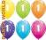 BALON BALONY NA ROCZEK 1 PIERWSZE URODZINY MIX3563