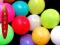 Balony balon 25szt FLUORKI MIX party GF90/25g