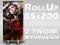 ROLL-UP 85x200cm Blockout Roll Up - Wysoka Jakość