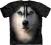 THE MOUNTAIN Koszulka Siberian Husky Face @ L