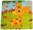 PUZZLE DREWNIANE Z OBRAZKIEM 9 el KLOCKI MALUSZKA