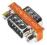 Mini Gender Changer 9-pin wtyk - 9-pin wtyk