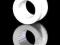 Kolczyk tunel plug piercing acryl biały 16mm