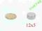 MAGNES WALCOWY 12x5 MAGNESY NEODYMOWE WALCOWE 12x5
