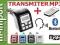 TRANSMITER BLUETOOTH FM MP3 micro SD 16GB NIEBIESK