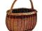KOSZ WIKLINOWY NA ZAKUPY PIKNIK GRZYBY OWALNY