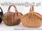 KOSZ 58cm NA DUŻE ZAKUPY KOSZ WIKLINOWY Z02-n