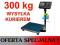 WAGA ELEKTRONICZNA MAGAZYNOWA PLATFORMOWA DO 300kg